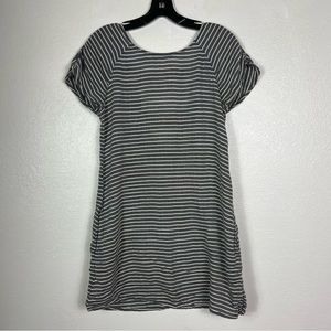 Roxy striped mini modal dress pockets size xs
